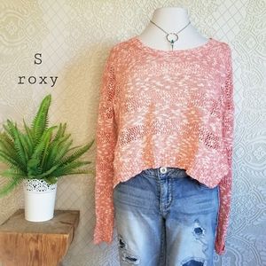 Roxy Rochester Knit Cropped Sweater